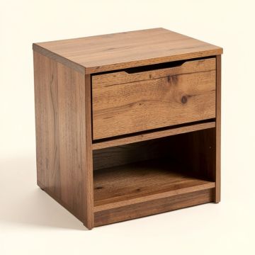 Jerry 2 - Drawer Solid Wood Nightstand (synthetic illustration; no displayed measurements)