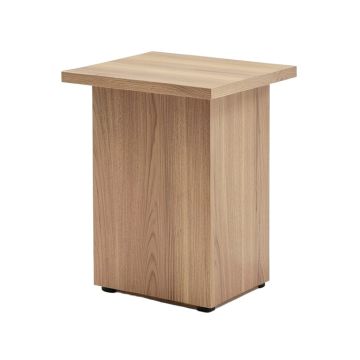 Lohr Solid Wood Pedestal End Table