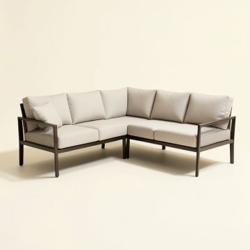 Giavanni 41.3 '' Wide Outdoor Patio Sectional With Cushions (synthetic illustration; no displayed measurements)