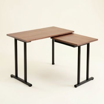 Chaves L-Shape Floating Desk With Hutch (synthetic illustration; no displayed measurements)