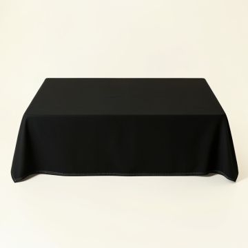 Sage Brook Flat Bed Sheet - Black (synthetic illustration; no displayed measurements)