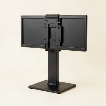 Art Ergotwin Height Adjustable Universal 2 Screen Monitor Stand (synthetic illustration; no displayed measurements)