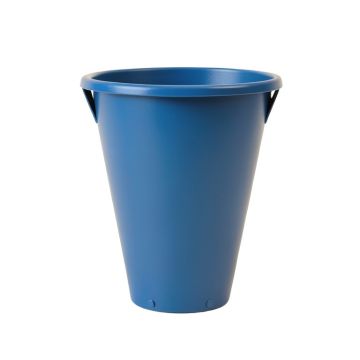 Reed Arc Empty Railing Planter With Integral Brackets - Blue