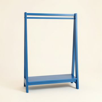 Flint Crest Empty Garment Rack - Blue (synthetic illustration; no displayed measurements)