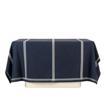 Dawn Crossing Flat Bed Sheet - Navy