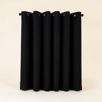 Solid Blackout Thermal Grommet Curtain Panels (synthetic illustration; no displayed measurements)