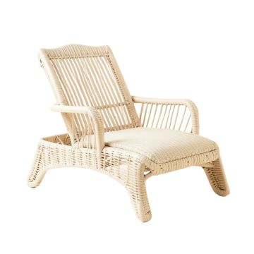 Clay Branch Outdoor Lounge Chair - Cream