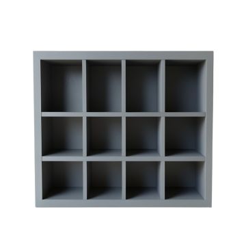 Cove Branch Empty Mug-Storage Cabinet Insert - Gray