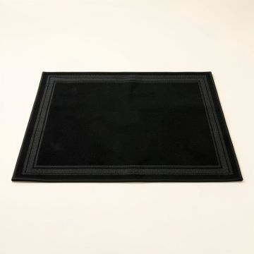 Cliff Crest Rectangular Outdoor Rug - Black (synthetic illustration; no displayed measurements)