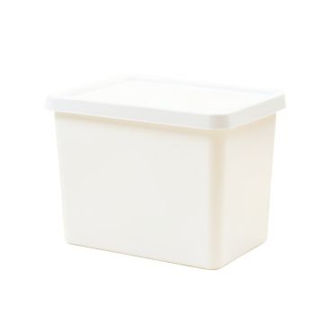 Cove Bluff Closed Outdoor Storage Box - White