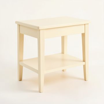 Hazel Branch Side Table - Cream (synthetic illustration; no displayed measurements)