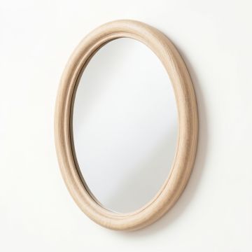 Maple Canyon Framed Wall Mirror - Beige (synthetic illustration; no displayed measurements)