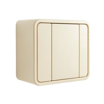River Canyon Wall-Mounted Entry Cabinet - Ivory