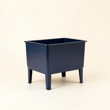 Field Bend Empty Raised Planter - Navy (synthetic illustration; no displayed measurements)
