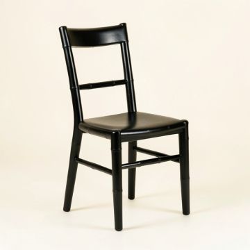 Moss Brook Dining Chair - Black (synthetic illustration; no displayed measurements)