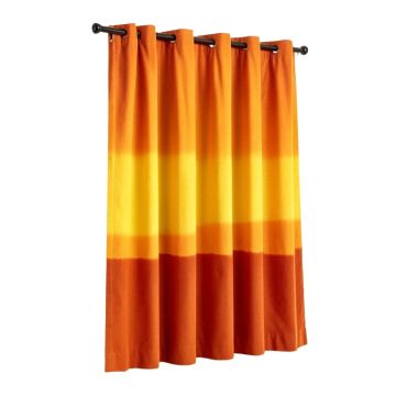 Atkin Tropical Sunset Single Curtain Panel