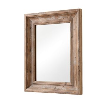 Rustic Beveled Distressed Accent Mirror