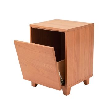Willow Bridge Freestanding Pull-Out Hamper Cabinet - Terracotta