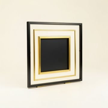 Abstract Square Metal Wall Décor (synthetic illustration; no displayed measurements)
