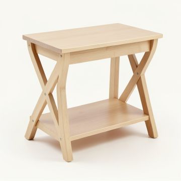 Rowan Dale Side Table - Beige (synthetic illustration; no displayed measurements)