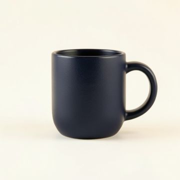 Vale Brook Ceramic Mug - Navy (synthetic illustration; no displayed measurements)