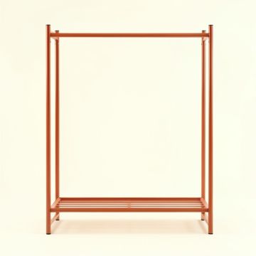 Cliff Arc Empty Garment Rack (synthetic illustration; no displayed measurements)