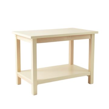 Briar Crossing Empty Workshop Workbench - Cream