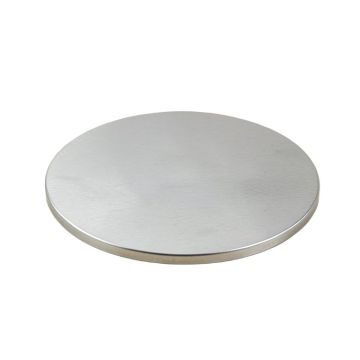 Stainless Steel 0.75 '' X 0.75 '' Metal Penny Round Floor Use Tile (synthetic illustration; no displayed measurements)