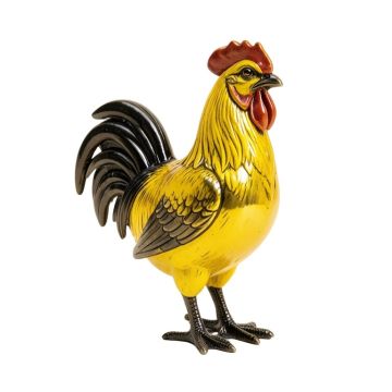 Allurine Metal Rooster Figurine