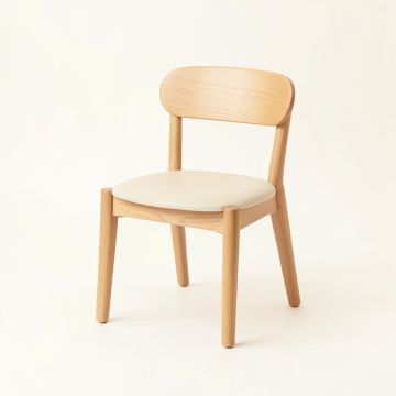Rowan Arc Small Chair - Beige (synthetic illustration; no displayed measurements)