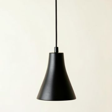 Briar Arc Pendant Light Suspended From One Plain Cable (synthetic illustration; no displayed measurements)