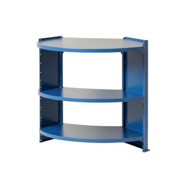 Hill Edge Desktop Shelving Unit - Blue