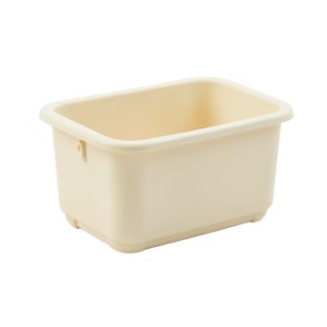 Ridge Branch Empty Railing Planter With Integral Brackets - Cream