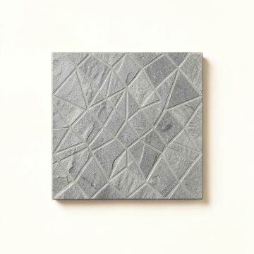 Pine Arc Uninstalled Square Decorative Tile - Gray (synthetic illustration; no displayed measurements)