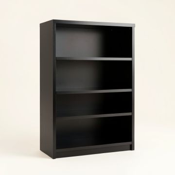 Sage Canyon Freestanding Bookcase - Black (synthetic illustration; no displayed measurements)