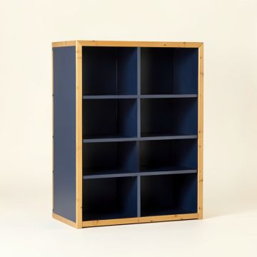 Willow Falls Freestanding Bookcase - Navy (synthetic illustration; no displayed measurements)