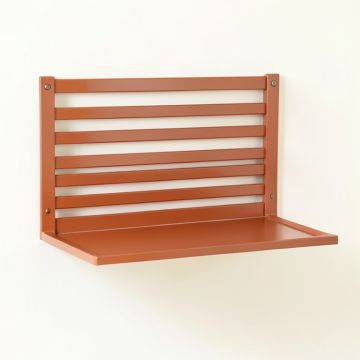 Linden Dale Wall-Mounted Entryway Organizer Shelf - Terracotta (synthetic illustration; no displayed measurements)