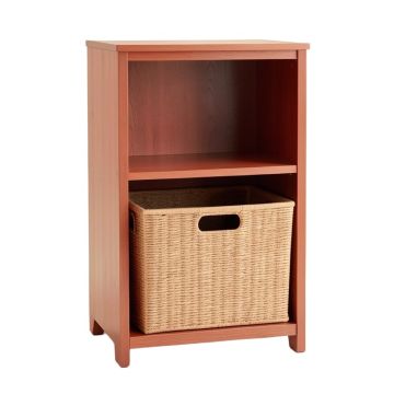 Wren Canyon Freestanding Pull-Out Hamper Cabinet - Terracotta