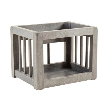 Meadow Brook Empty Furniture-Style Pet Crate - Gray