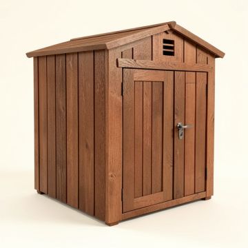 8 Ft. 5 In . W X 4 Ft. D Solid Wood Lean-To Storage Shed (synthetic illustration; no displayed measurements)