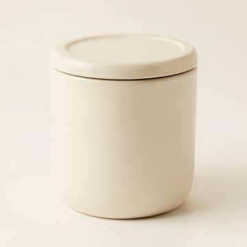 Heath Crest Storage Canister With Lid - Cream (synthetic illustration; no displayed measurements)