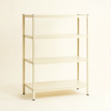 Lake Canyon Empty Seed-Starting Shelving Unit Without Lights - Ivory (synthetic illustration; no displayed measurements)