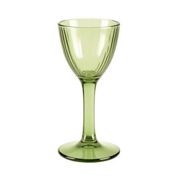 Maple Crest Empty Candle Holder - Green