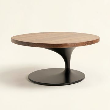 Ayman Drum Coffee Table (synthetic illustration; no displayed measurements)