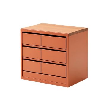 Meadow Bend Small-Parts Storage Drawer Cabinet - Terracotta