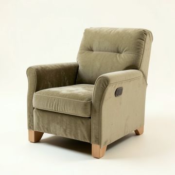 38.2 '' Wide Chenille Power Lift Assist Ergonomic Recliner With Massager (synthetic illustration; no displayed measurements)