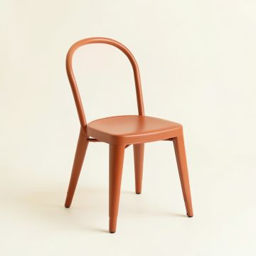 Vale Bend Dining Chair - Terracotta (synthetic illustration; no displayed measurements)