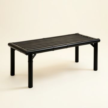 Pine Branch Indoor Bench - Black (synthetic illustration; no displayed measurements)