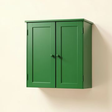 Aspen Arc Wall-Mounted Laundry Cabinet (synthetic illustration; no displayed measurements)