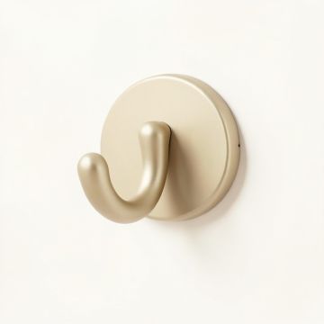 Alder Canyon Wall-Mounted Robe Hook - Beige (synthetic illustration; no displayed measurements)